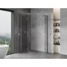 Mexen Mist-H Duo sprchovací kút otvárací 105 x 100 cm, transparentný, chróm - 8A5-105L-100P-01-00