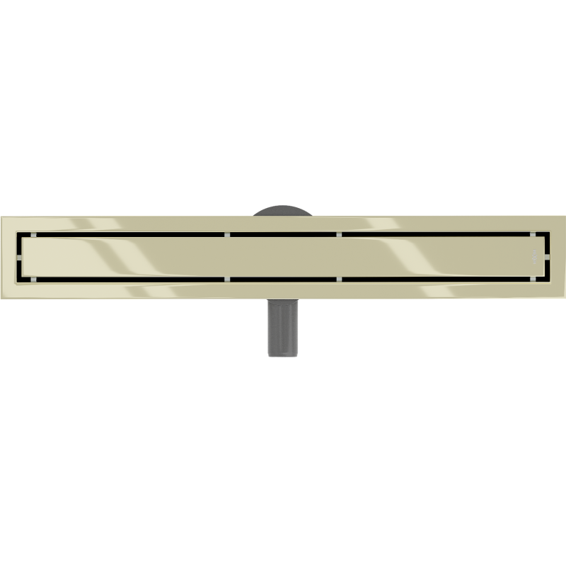 Mexen Flat 360° M13 otočný lineárny odtok 2v1 60 cm, zlatý - 1510060-40