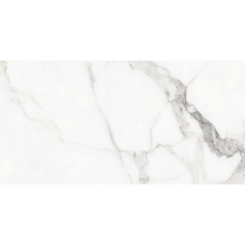 Mexen Lac Šedá vzorka glazovanej rektifikovanej gresovej dlaždice G1, podlahová-stenová dlaždica 120 x 60 cm, lesk - TL107-01-S