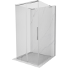 Mexen Rox-3S L trojstranná posuvná sprchová kabína 90 x 90 cm, transparentná, chróm - 8C2L-090-090-01-00-3S