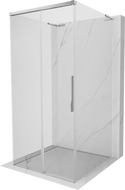 Mexen Rox-3S L trojstenný sprchovací kút s posuvnými dverami 120 x 120 cm, priehľadný, chróm - 8C2L-120-120-01-00-3S