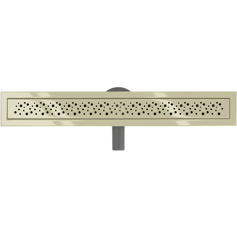 Mexen Flat 360° M12 otočný líniový odtok 60 cm, zlatý - 1521060-40