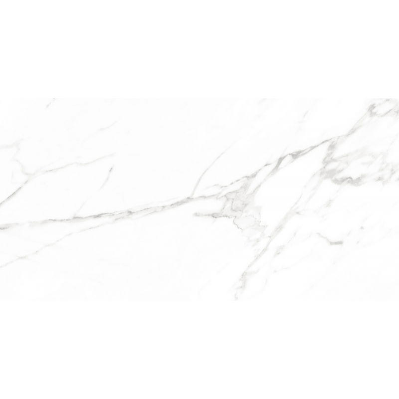 Mexen Agata Sivá vzorka glazovaného rektifikovaného gresu G1, podlahovo-stenová dlaždica 120 x 60 cm, lesk - TL144-01-S