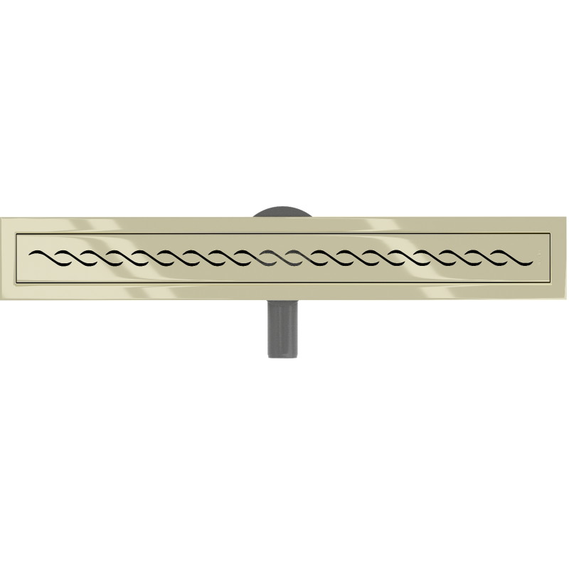 Mexen Flat 360° M18 otočný lineárny odtok 50 cm, zlatý - 1523050-40
