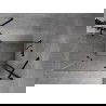 Mexen Mist H Duo sprchová kabína 75 x 95 cm, číra, čierna - 8A5-075L-095P-70-00