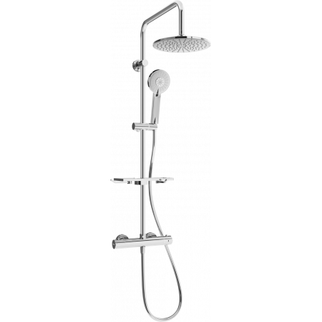 Mexen KT40 nadomový sprchový set s dažďovou sprchou a termostatickou batériou, chróm - 771504093-00