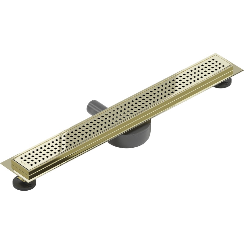 Mexen Flat 360° M08 otočný lineárny odtok 60 cm, zlatý - 1525060-40