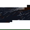 Mexen Fossil Čierna vzorka glazovanej gresovej dlažby rekt. G1, podlahová-stenová dlaždica, vysoký lesk - TL213-00-S