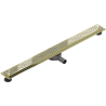 Mexen Flat 360° M08 otočný sprchový žľab 100 cm, zlatý - 1525100-40