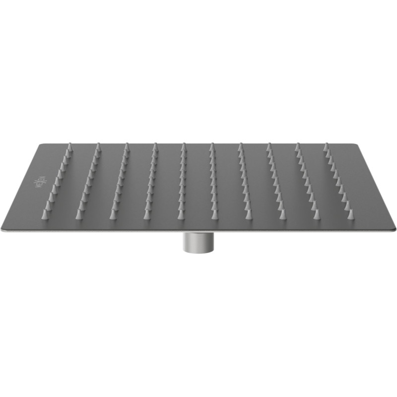 Mexen Slim sprchová hlavica 25 x 25 cm, brúsená gun gray - 79125-66