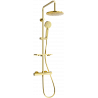 Mexen KT40 nadomový sprchový set s dažďovou sprchou a termostatickou batériou, zlatý - 771504093-50