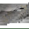 Mexen Mist H Duo sprchový kút dverový 120 x 105 cm, priehľadný, zlatý - 8A5-120L-105P-50-00