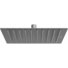 Mexen Slim sprchová hlavica 25 x 25 cm, brúsená gun gray - 79125-66