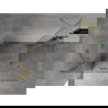 Mexen Mist H Duo sprchová kabína otváracia 115 x 90 cm, transparentná, zlatá kartáčovaná - 8A5-115L-090P-55-00