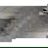 Mexen Mist H Duo sprchový kút 75 x 100 cm, transparentný, zlatý kartáčovaný - 8A5-075L-100P-55-00