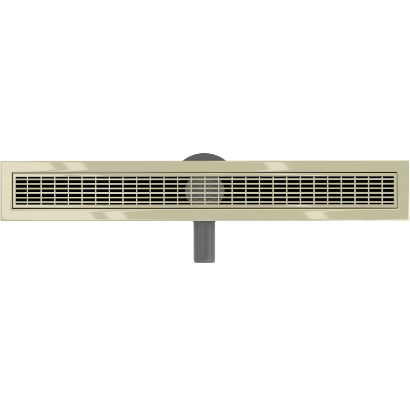 Mexen Flat 360° M33 rotačný lineárny odtok 60 cm, zlatý - 1533060-40