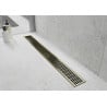 Mexen Flat 360° M33 otočný lineárny odtok 60 cm, zlatý - 1533060-40