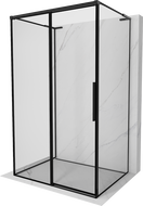 Mexen Rox-3S L sprchová kabína 3-stranná posuvná ľavá 105 x 110 cm, čierny rám, čierna - 8C2L-105-110-70-70-3S-L