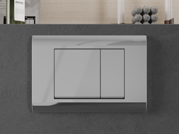 Mexen Fenix 01 splachovacie tlačidlo, lesklý chróm - 600101