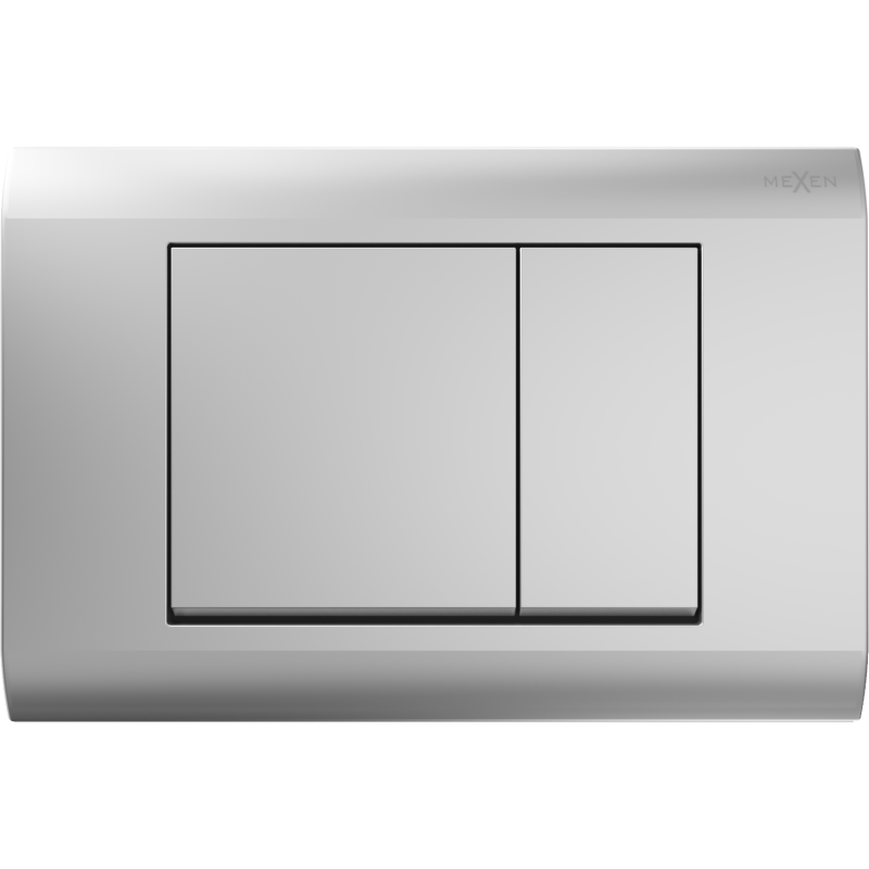 Mexen Fenix 01 splachovacie tlačidlo, matný chróm - 600102