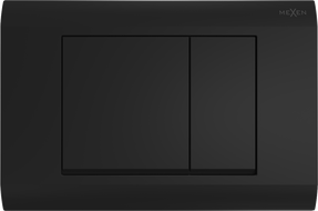 Mexen Fenix 01 splachovacie tlačidlo, čierna matná - 600103