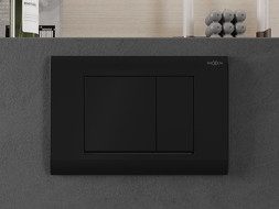 Mexen Fenix 01 splachovacie tlačidlo, čierna matná - 600103