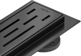 Mexen Flat 360° M01 revolučný lineárny odtok 90 cm, čierny - 1720090-40