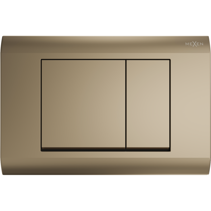 Mexen Fenix 01 splachovacie tlačidlo, zlaté šampanské - 600104