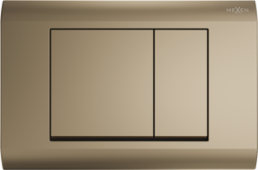 Mexen Fenix 01 splachovacie tlačidlo, zlaté šampanské - 600104