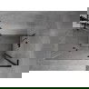 Mexen Mist-H L Duo výklopná sprchová kabína 85 x 105 cm, priehľadná, čierna - 8A5L-085L-105P-70-00