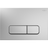 Mexen Fenix 02 splachovacie tlačidlo, matný chróm - 600202