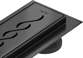 Mexen Flat 360° M18 lineárny otočný odtok 60 cm, čierny - 1723060-40