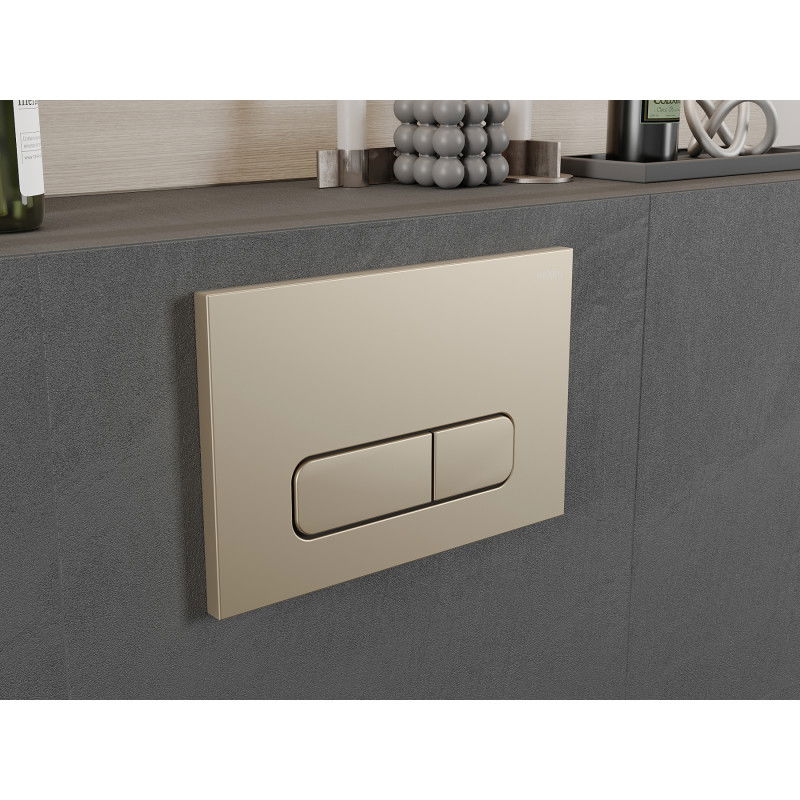 Mexen Fenix 02 splachovací tlačidlo, zlatý šampanský - 600204