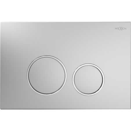 Mexen Fenix 05  splachovacie tlačidlo, matný chróm - 600502