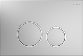 Mexen Fenix 05  splachovacie tlačidlo, matný chróm - 600502
