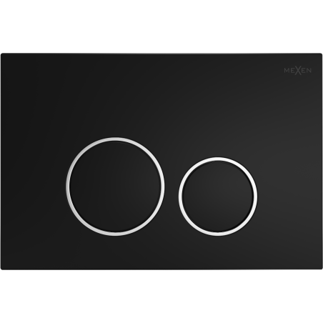 Mexen Fenix 05  splachovací tlačidlo, čierny matný - 600503