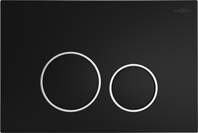 Mexen Fenix 05  splachovací tlačidlo, čierny matný - 600503