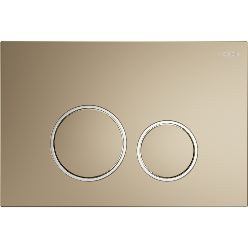 Mexen Fenix 05  splachovací tlačidlo, zlatý šampanský - 600504