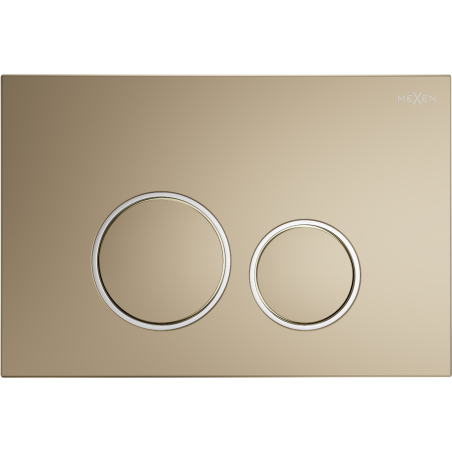 Mexen Fenix 05  splachovací tlačidlo, zlatý šampanský - 600504