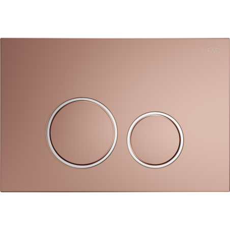 Mexen Fenix 05  splachovacie tlačidlo, ružové zlato - 600505