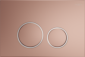 Mexen Fenix 05  splachovacie tlačidlo, ružové zlato - 600505