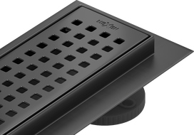 Mexen Flat 360° M08 otočný líniový odtok 80 cm, čierny - 1725080-40