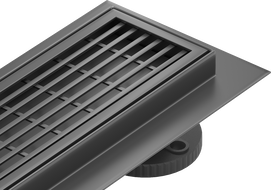 Mexen Flat 360° M33 rotačný lineárny odtok 60 cm, čierny - 1733060-40