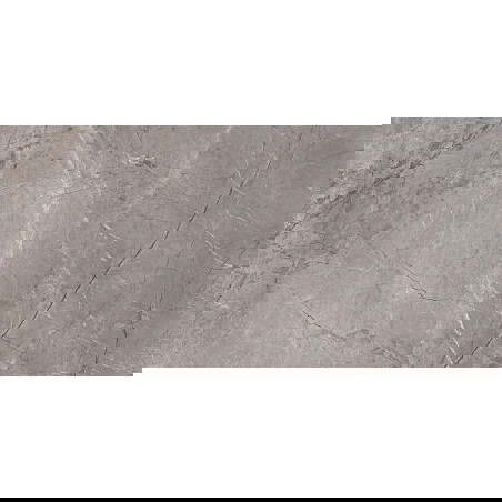 Mexen Litava Sivá vzorka glazovanej rektifikovanej gresovej dlaždice G1, podlahová a stenová dlaždica, carving - TL406-03-S