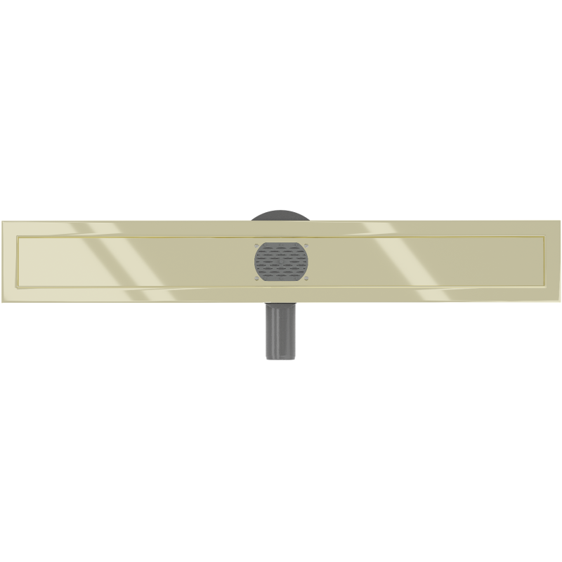 Mexen Flat 360° korpus otočného podlahového žľabu 70 cm, zlatý - 1540070