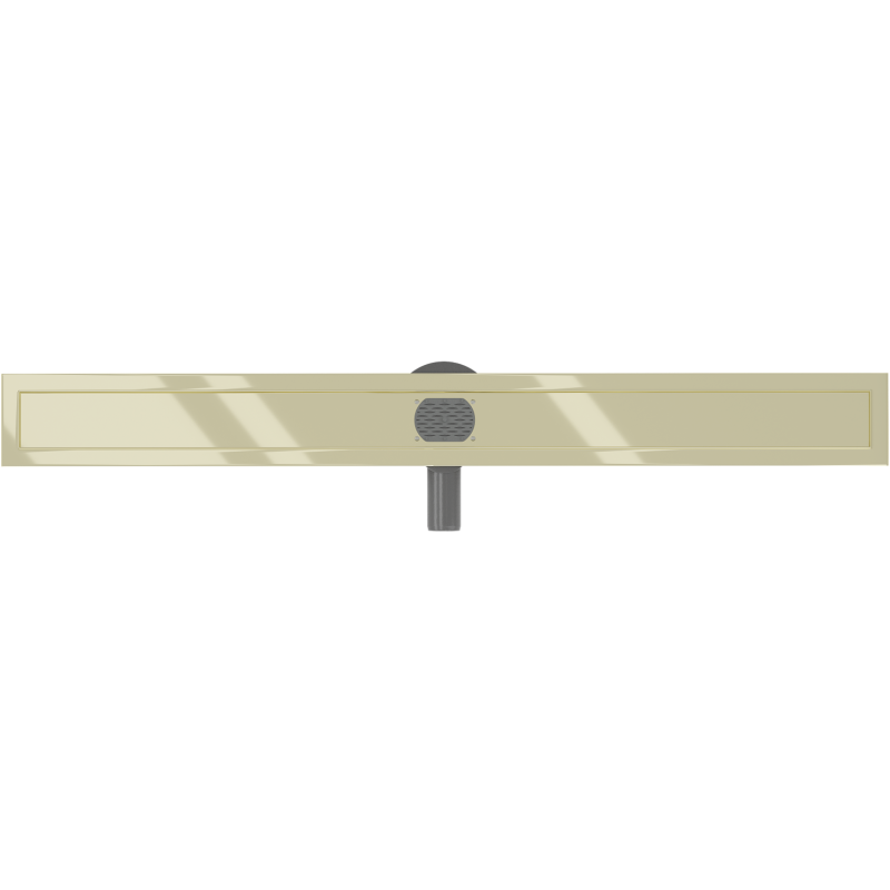 Mexen Flat 360° rotačné teleso pre líniový odtok 100 cm, zlaté - 1540100