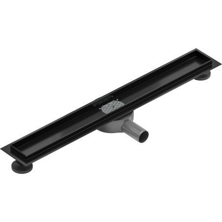 Mexen Flat 360° otočný korpus pre lineárny odtok 70 cm, čierny - 1740070