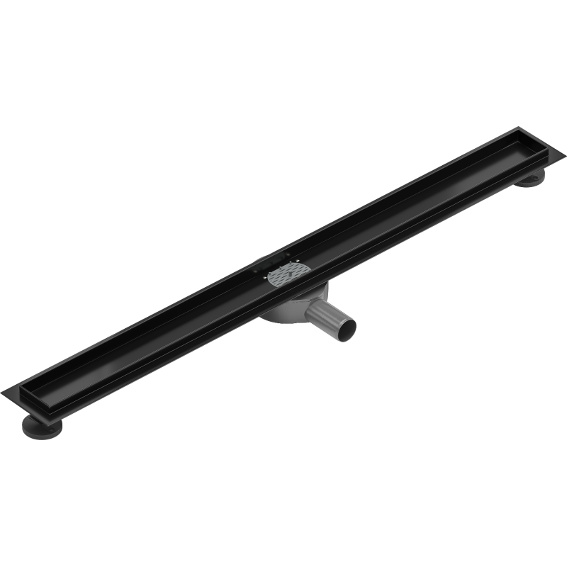 Mexen Flat 360° korpus do odtoku lineárneho otočný 90 cm, čierny - 1740090