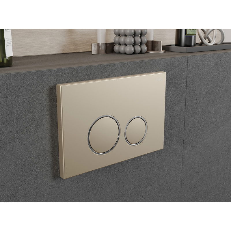 Mexen Fenix 05  splachovací tlačidlo, zlatý šampanský - 600504