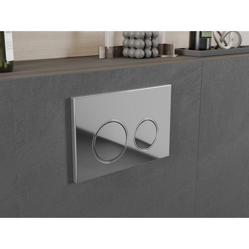 Mexen Fenix 07 XS splachovací tlačidlo, lesklý chróm - 600701